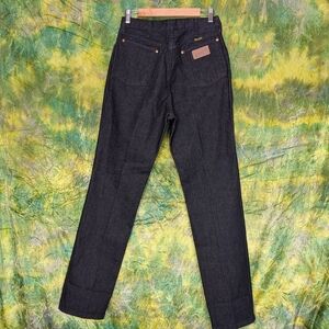 Vintage Black Stone wash High Waisted Denim Jeans Cowboy Cut 90s